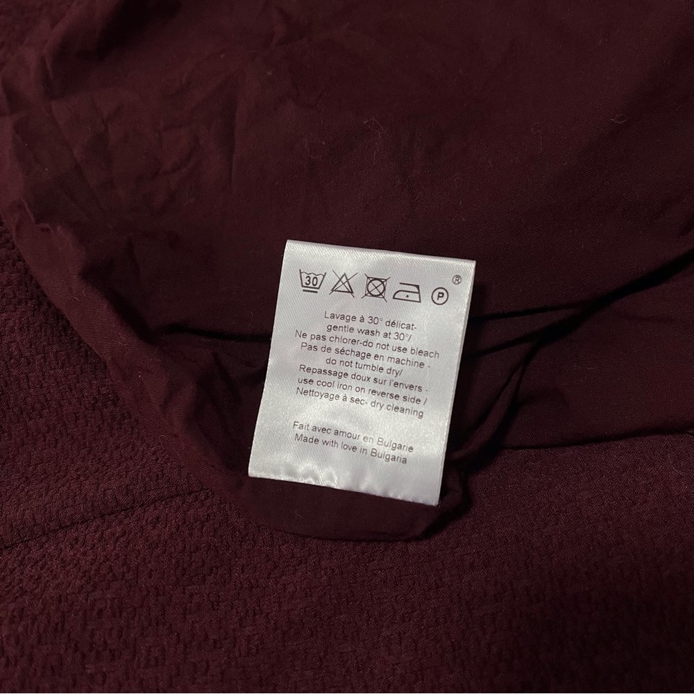 Sezane Jason Dress, Prune, Size 36 - Picture 3 of 6